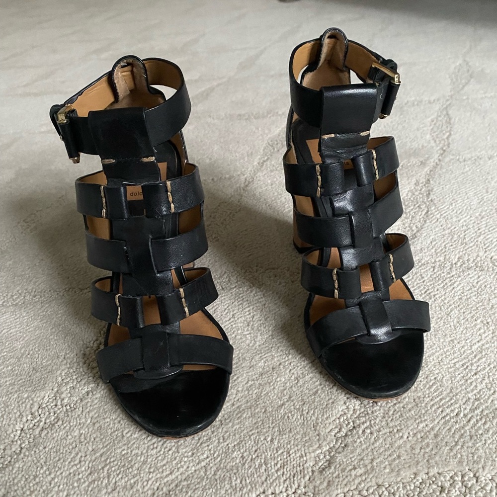 Dolce Vita black summer heels